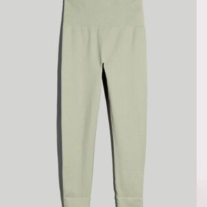 Madewell Seamless Ribbed Green Leggings